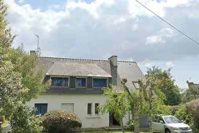 Image de Plage de Sainte-Marine, bord de mer. Maison de famille pour 6 à 10 personnes.