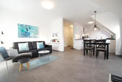 Image de Atlantis - Light-flooded top floor apartment with elevator directly in Norddeich