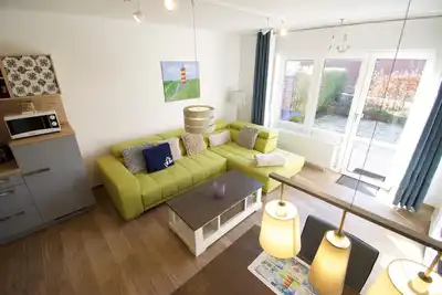 Image de Das Ferienhaus Erstreckt Sich Über Zwei Etagen