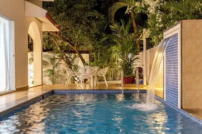 Image de Quiet & Serene pool villa in the heart of Goa private pool /kids pool/patio/lawn