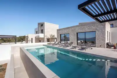 Seaview Villas | Modern design & 2 private pools