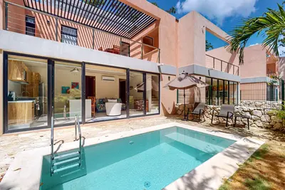 Image de Dog-friendly house in Tulum with private plunge pool