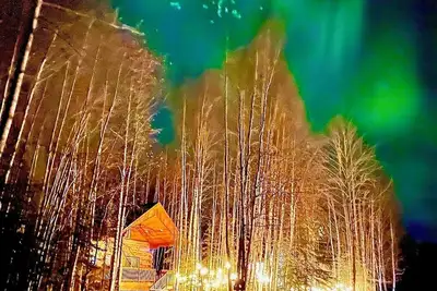 Image de Riverfront, Authentic, Luxury Log Cabin-Black Bear