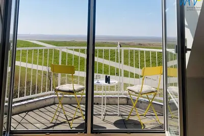 Feel-good holiday with a fantastic view of the Wadden Sea!