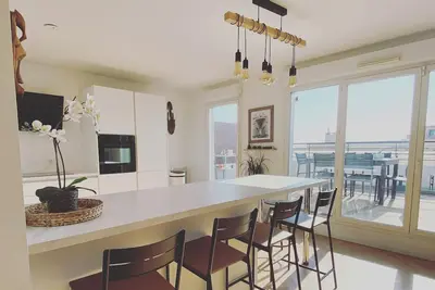 Image de Magnifique appartement Roof-Top avec vue mer et parking 2 places.