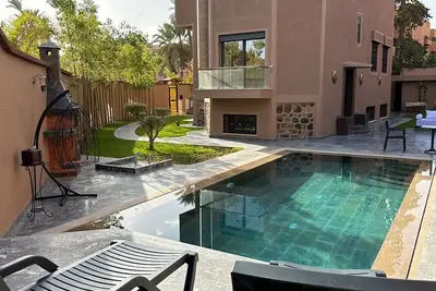Image de Luxueuse Villa avec piscine au Cœur de Marrakech Quartier Calme et Prestigieux