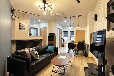 Image de Deep Osaka! A Running Lamp 2 minutes from the station! Ideal location for sightseeing in Namba & Usj Osaka! Up to 6 people are allowed at the same price