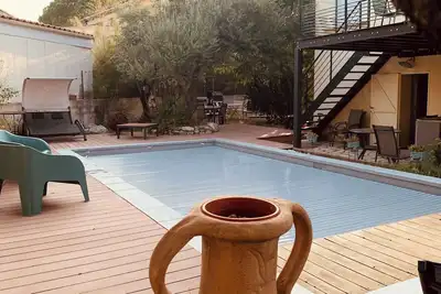 Image de Chez Za, appartement T2 55m2 au RdC de notre maison avec accès piscine