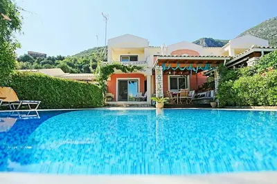 Beach Villa Blue - Barbáti, Ionian Islands