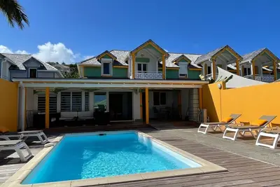 Image de Villa Natica, Piscine Privée, 150m plage d’Orient Bay Citerne