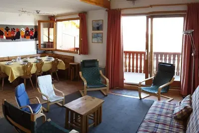 Image de Paradiski proche des pistes vallandry