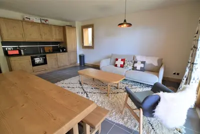 Image de Paradiski neuf, calme et ensoleillé vallandry