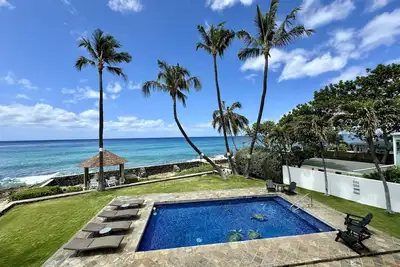 Image de Oahu Hawaii Oceanfront Home with Pool and Beautiful Sunsets, West Side of Island