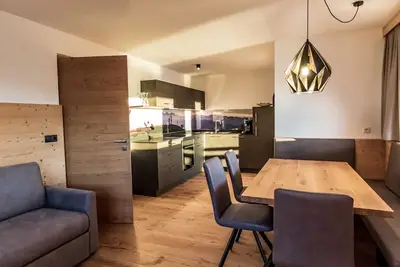 Image de Appartement \"Kieserhof Berg\" avec vue sur les montagnes, terrasse privée et Wi-Fi