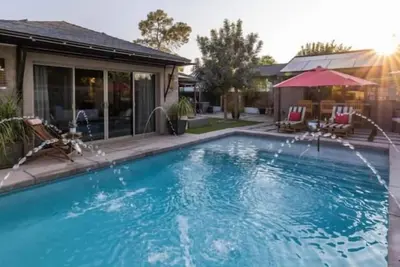 Private pool—luxury property