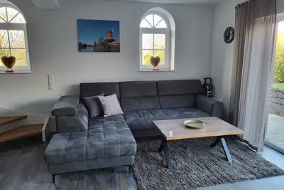 Image de Schöne Große Ferienwohnung Zum Ankerplatz im Gulfhof Pilsum