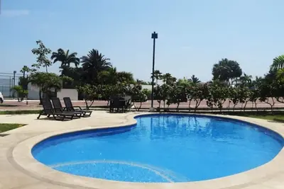 Image de Oceanfront apartment, swimming pool, automatic check-in