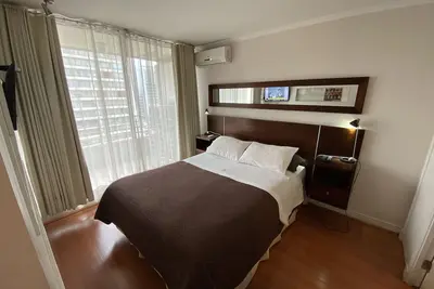 Apartamento Equipado a Pasos del Metro Manuel Montt