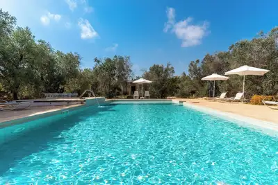 Image de Appartement de vacances \"Domus Mea Salento Arazzo Blu\" avec piscine partagée et Wi-Fi