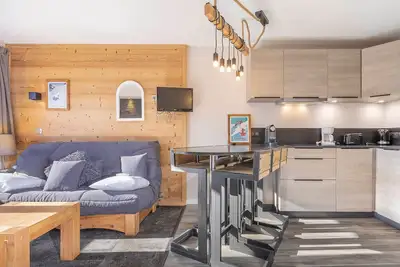 Image de Charmant 2 pièces cabine rénové 6 personnes avec balcon à Avoriaz