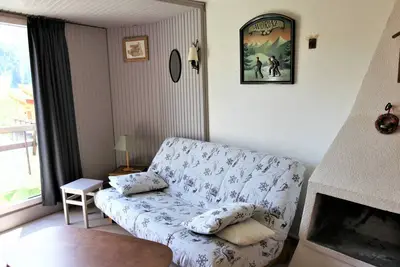 Image de Studio rénové 4 pers. avec cheminée à Avoriaz