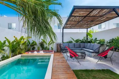 Image de Mayan House with Private Pool, Jacuzzi, and Barbecue Grill