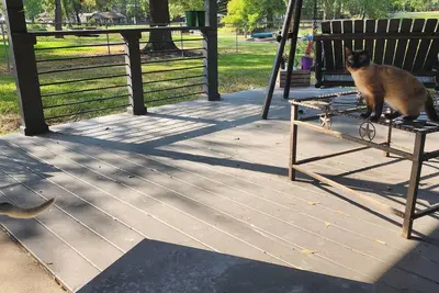 Image de Fun lake inlet house. 2bd up\n1bd down. Living areas and kitchens up & down