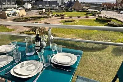 Quibarno - Appartement vue sur mer - à 20 mètres de la Grande plage de Quiberon