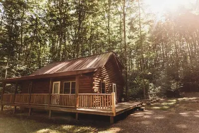 Image de Log home, nature, coffee, relaxing, bonfire.