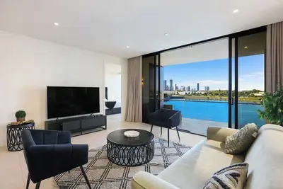 The Lanes: A life of Luxury w Lake View, Pool, Gym