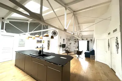 Image de Loft Evasion 118 m² design, clim, wifi, parking – entre mer et Montpellier 10mn