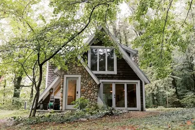 Image de Idyllic A-Frame in Michigan's Harbor Wine Country- Pet friendly!