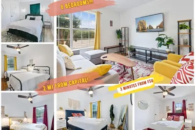 Image de 8 Bedrooms - Luxury ModernHomes - Next to Fsu - Central- Comfy - Near Downtown