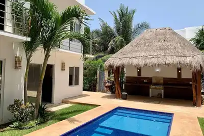 Image de Charmant condo au rez-de-chaussée avec piscine et toit à Punta Sur