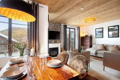 Image de Maison de vacances \"Bergchalet 20\" avec vue sur le lac, terrasse privée et Wi-Fi