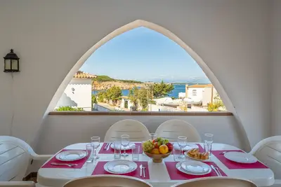 Image de Sharon: Maison jumelée avec vue sur la mer et piscine privée
