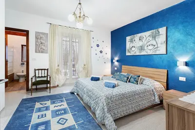 Image de Appartement de vacances \"Nel Blu Dipinto Di Blu\" avec vue sur les montagnes, jardin privé et balcon