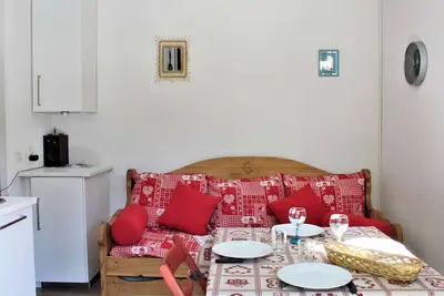 Image de Studio 4 pers. avec balcon sud, calme, parking gratuit - Risoul 1850