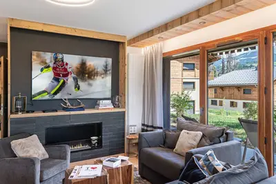 Image de Appartement neuf, 4 personnes, terrasse, 15 min du centre de Megève