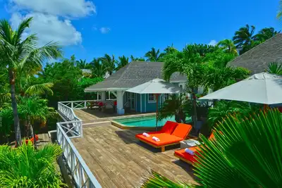 Image de la Case Créole - Located in  Fabulous Saint Jean with Private Pool