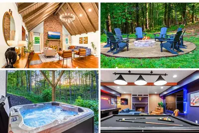 Image de Secluded Chic Design: 15min Avl-GameRm-Sauna-HotTub