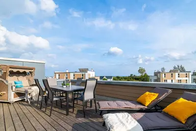 Image de Janus' Shelter - Sauna, Kamin, Badewanne, Dachterrasse, Strandkorb, Grill