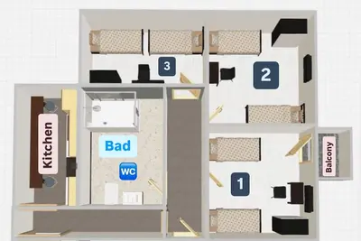 Image de Nisay Home - 4 Zimmer Apartment - Ludwigsburg - Nr2