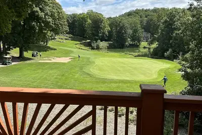 Large home on The Legend. Stunning golf course view. Large deck to spread out.