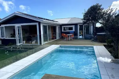 Image de Sea views with pool, spa and sauna