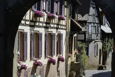 Image de Maison à Colombages au Cœur du Vignoble Alsacien avec Parking et Chauffage Inclus