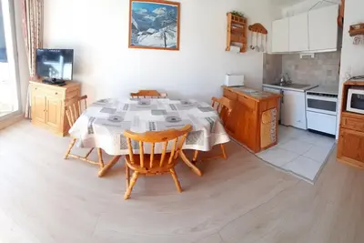 Image de Séjour cosy en studio à Serre Chevalier, 4 pers, balcon, au pied des pistes, navette gratuite