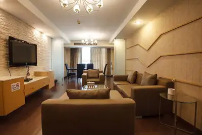 Image de Appartement meublé de 3 chambres en centre-ville avec piscine partagée (7d).