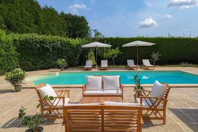 Image de \"Le Clos de la Reine\", Maison de Campagne, Piscine.