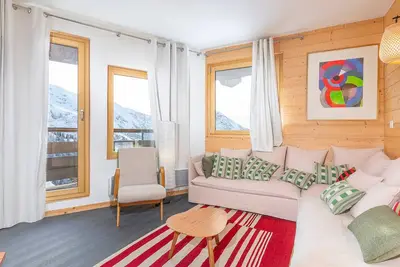 Image de Confortable 2 pièces à Avoriaz avec cheminée, balcon sud